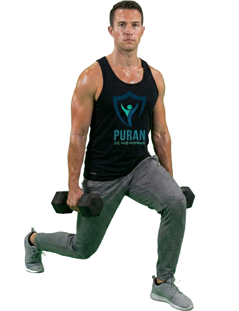 Atletas entrenando en gimnasio y pilates Puran